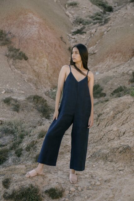 Hemp Clothing Australia - Hemp Cami Jumpsuit