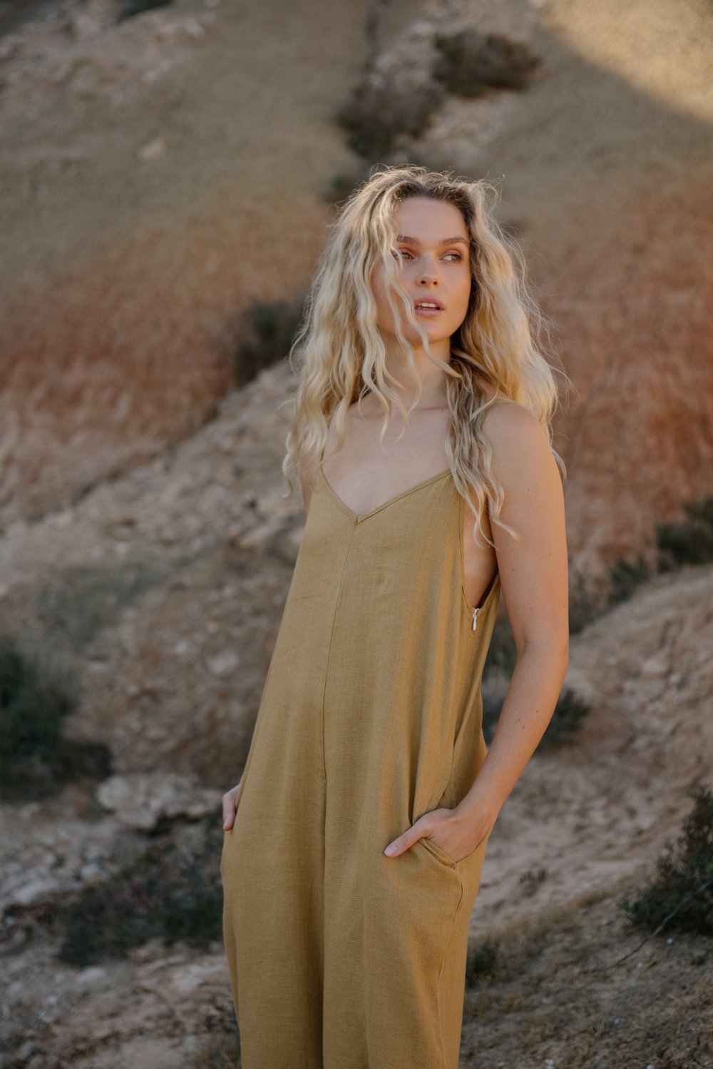 Buy Hemp Clothing Australia - Hemp Cami Jumpsuit - Hemp Store