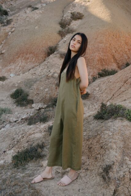 Hemp Clothing Australia - Hemp Cami Jumpsuit