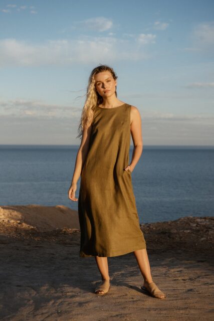 Hemp Clothing Australia - Hemp Maxi Dress - Image 8