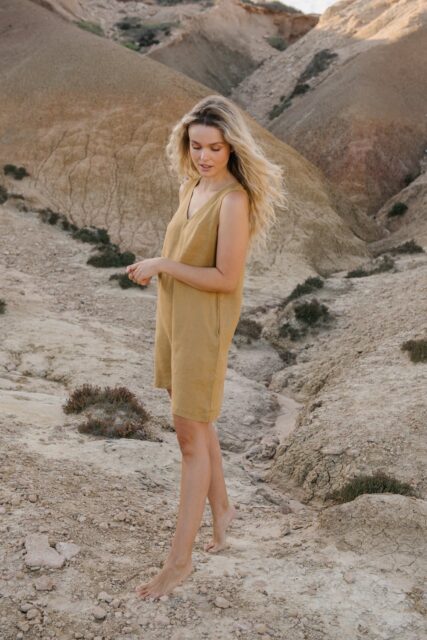 Hemp Clothing Australia - Hemp Mini Dress - Image 9