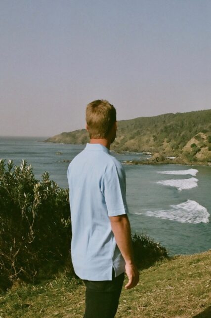 Hemp Clothing Australia - Men's Hemp Polo Tee - Image 3