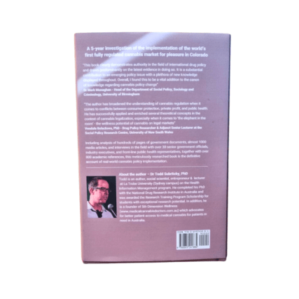 Regulating Cannabis: Towards a Unifed Market Hardcover - Dr Todd Subritzky - Image 2