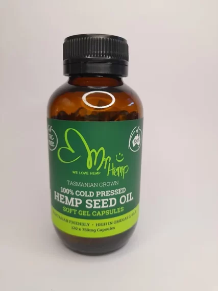 Mr Hemp - Hemp Seed Oil Capsules 120 x 750mg