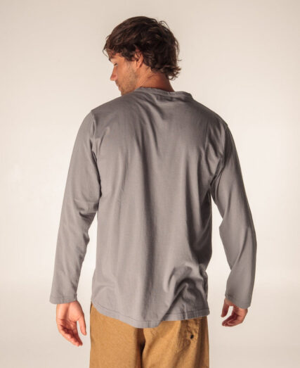 Red Sky Apparel - Zephyr Organic Cotton Long Sleeve Tee - Image 4