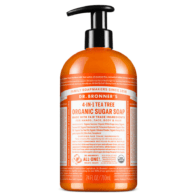 Dr. Bronner's 4-in-1 Organic Sugar Pump Soap Tea Tree 710ml