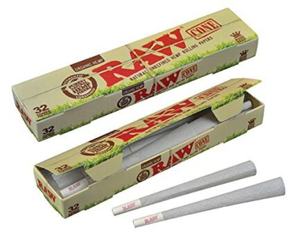 RAW - Organic Hemp Cones King Size 32 Pack
