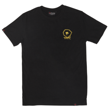 THTC - Gold Lion Embroidered Hemp Tee