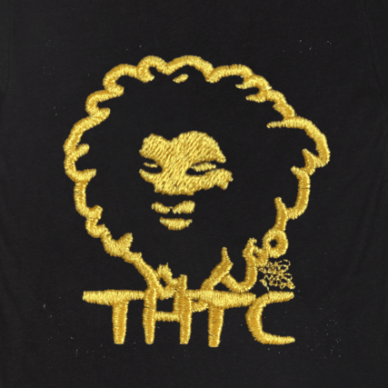 THTC - Gold Lion Embroidered Hemp Tee - Image 3
