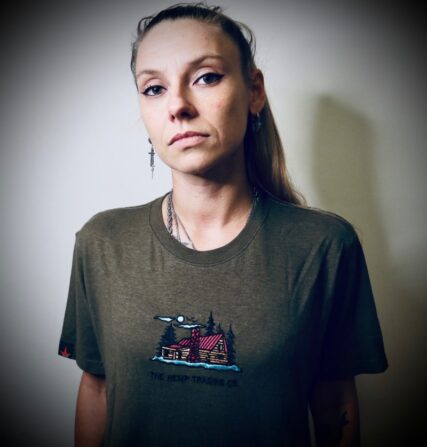 THTC - Mountain Life Embroidered Hemp Tee - Image 5