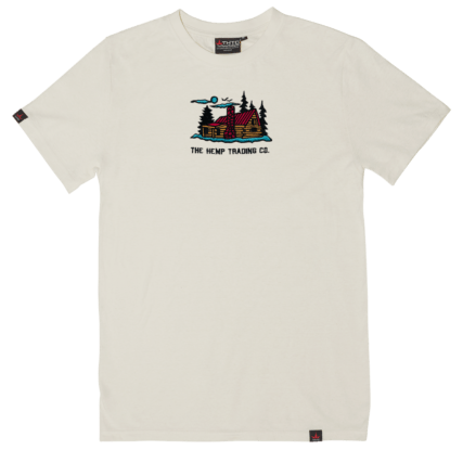 THTC - Mountain Life Embroidered Hemp Tee