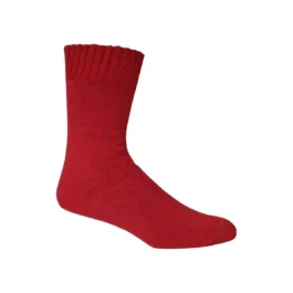 Bamboo Textiles - Extra Thick Bamboo Socks - Fire Red