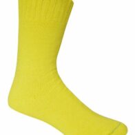Bamboo Textiles - Extra Thick Socks - Lemon Hi Vis