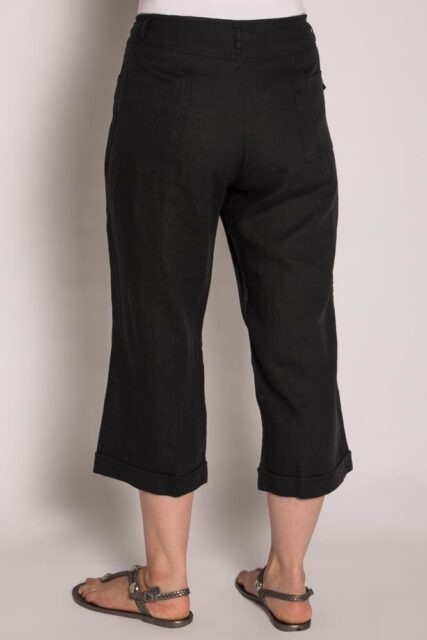 Braintree - Ladies 100% Hemp 3/4 Pants Black