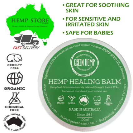 GREEN Hemp - Hemp Healing Balm 100ml - Image 2