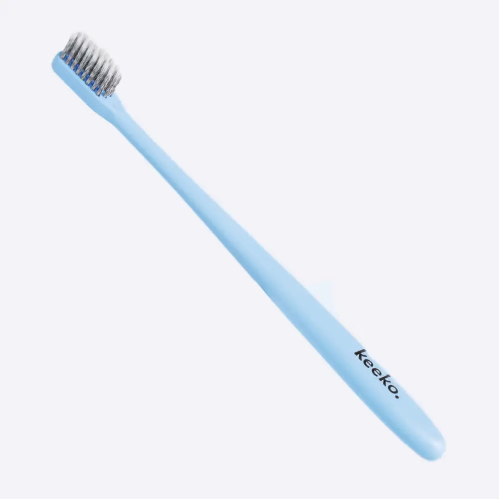 Keeko - Biodegradeable Toothbrush - Blue - Image 3