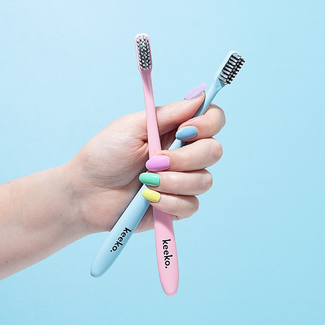 Keeko - Biodegradeable Toothbrush - Blue - Image 5