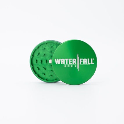 Waterfall - 2 Part Aluminium Grinder 40mm Matte Dark Green - Image 5