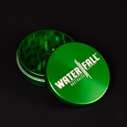 Waterfall - 2 Part Aluminium Grinder 40mm Matte Dark Green - Image 2