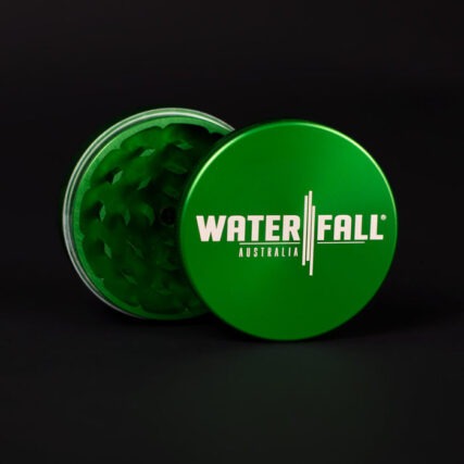 Waterfall - 2 Part Aluminium Grinder 40mm Matte Dark Green