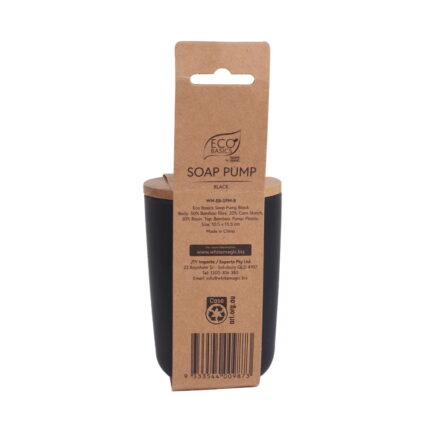 White Magic - Eco Basics Soap Pump Black 1pk - Image 4