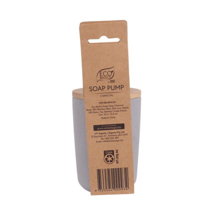 White Magic - Eco Basics Soap Pump Charcoal 1pk - Image 4
