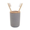 White Magic - Eco Basics Toothbrush Caddy Charcoal 1pk