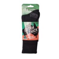 Bamboo Textiles - Aussie Extra Thick Socks Black