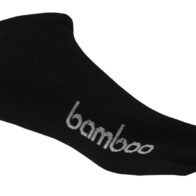 Bamboo Textiles - Ankle Ped Sport Socks Black