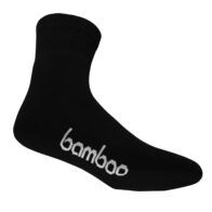 Bamboo Textiles - Sport Crew Socks Black