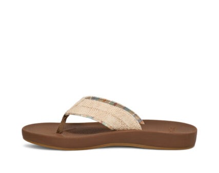 Sanuk - Mens Cosmic Coast Hemp Thongs Oatmeal - Image 3