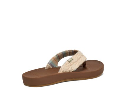 Sanuk - Mens Cosmic Coast Hemp Thongs Oatmeal - Image 4