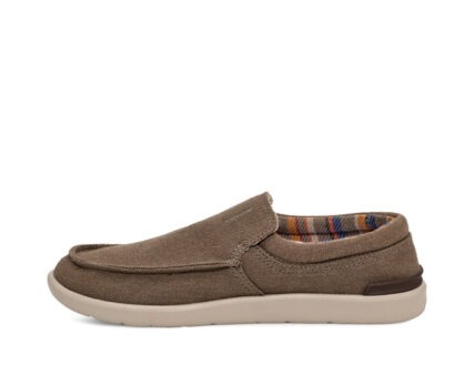 Sanuk - Mens Hangout Hemp Surfers Shoes - Lite Brown - Image 3