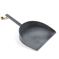 Ecomax grey metal dust pan on white background.