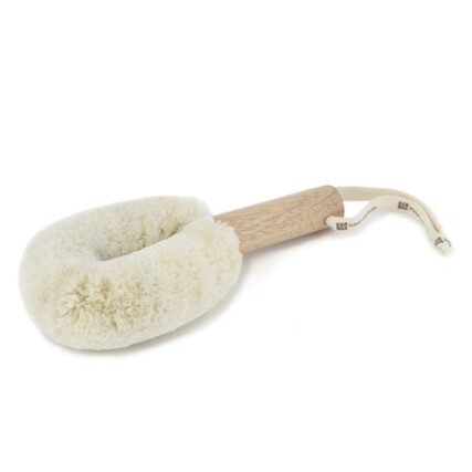 Ecomax White spa body brush on white background