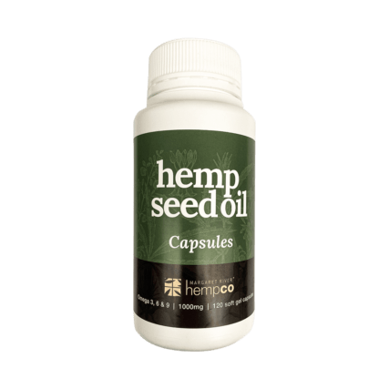 Margaret River Hemp Co - Hemp Seed Oil Capsules 120