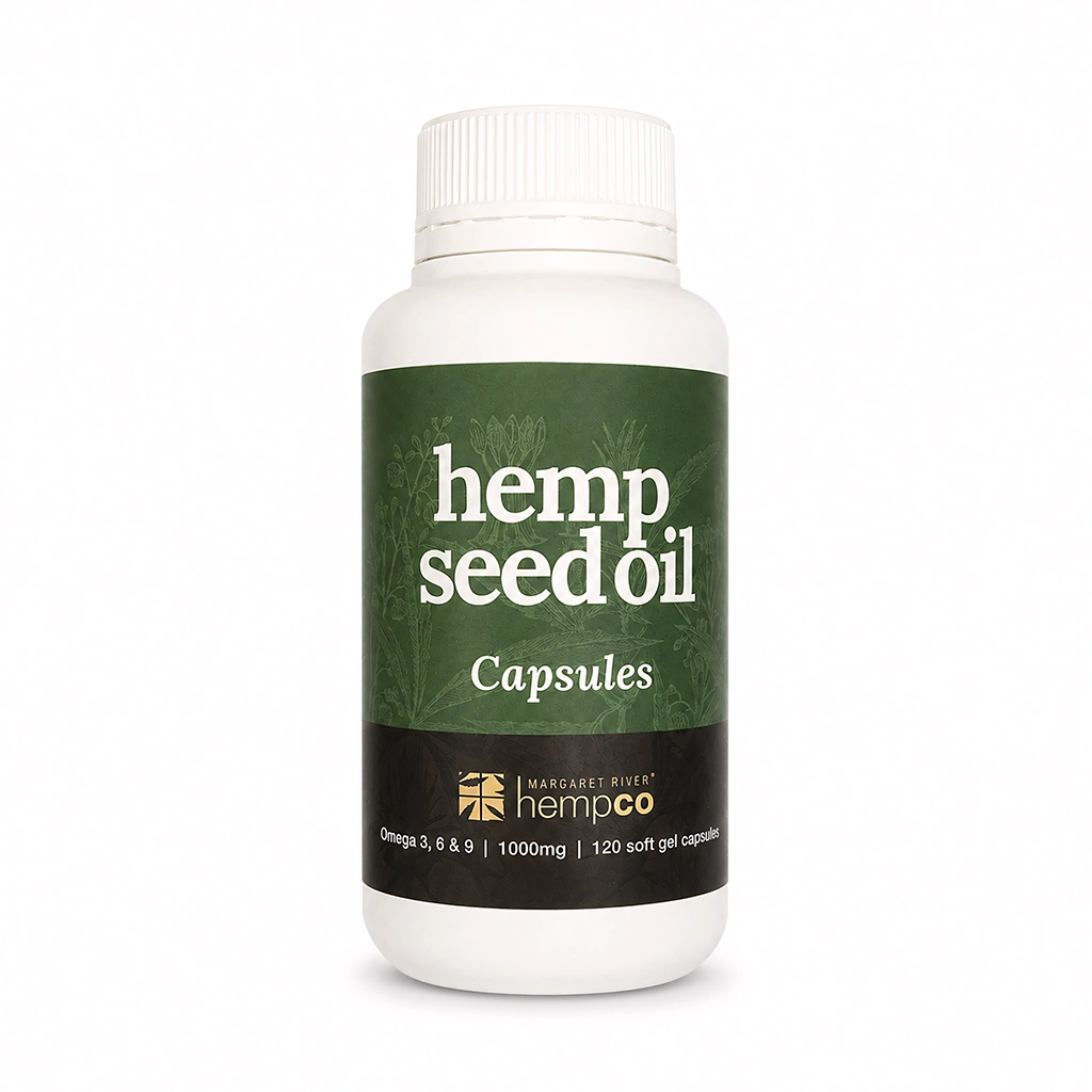 Margaret River Hemp Co - Hemp Seed Oil Capsules 120