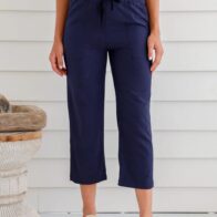 Braintree - Ladies Hemp 7/8 Pants Navy