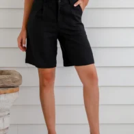 Braintree - Ladies Hemp Rayon Shorts Black