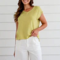 Braintree - Ladies-Hemp Rayon Shorts White