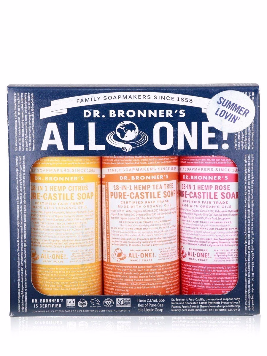 Dr. Bronner's Summer Lovin' Variety Pack 3x237ml