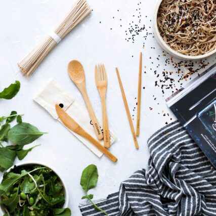 Ever Eco- Bamboo Cutlery Set With Chopsticks - Image 3