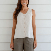 Braintree - Ladies Hemp Rayon Sleeveless Top Natural
