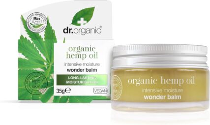 Dr Organic Wonder Balm product and packaging
