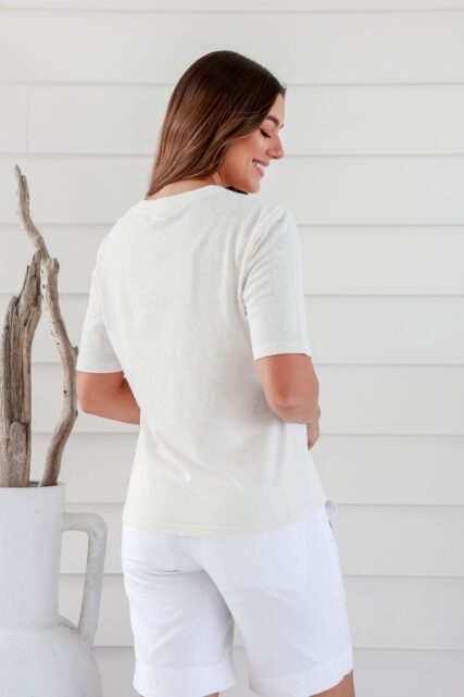Braintree - Ladies Hemp Cotton Boxy Tee Natural - Image 2