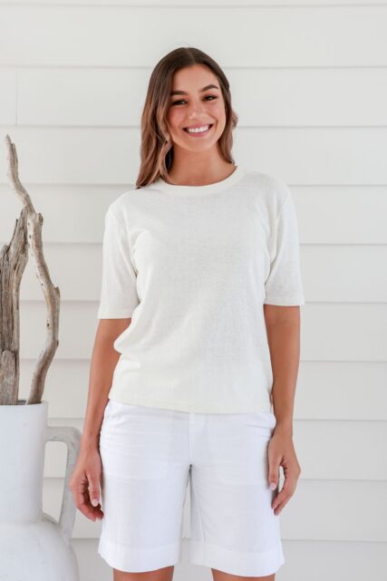 Braintree - Ladies Hemp Cotton Boxy Tee Natural
