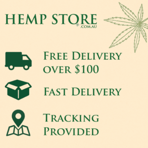 hemp store free delivery over $100, fast delivery and tracking provided with hemp leaves