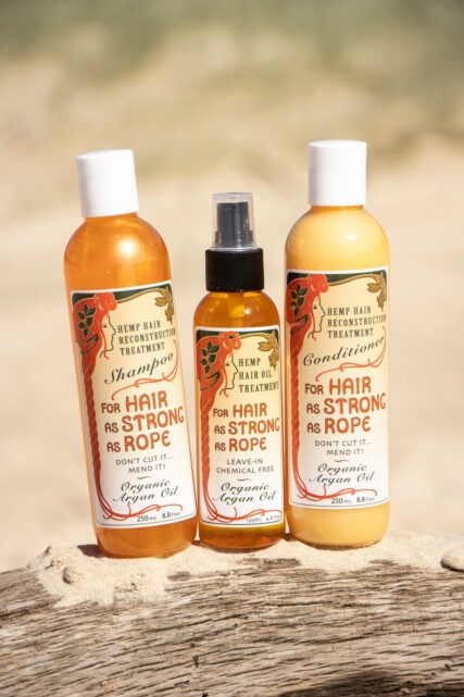 the good oil hemp shampoo conditioner and argan oil hair treatment