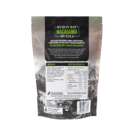 Byron Bay Muesli - Macadamia, Almond & Hemp Seed - Image 2