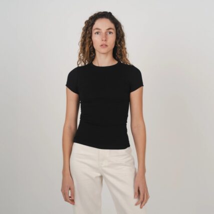 Hemp Clothing Australia - Womens Stretch Fitted Tee - Image 2